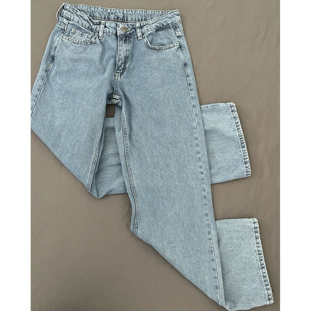 Denim Wear Light Wash Blue Straight Leg Denim Jeans Womens Size 4